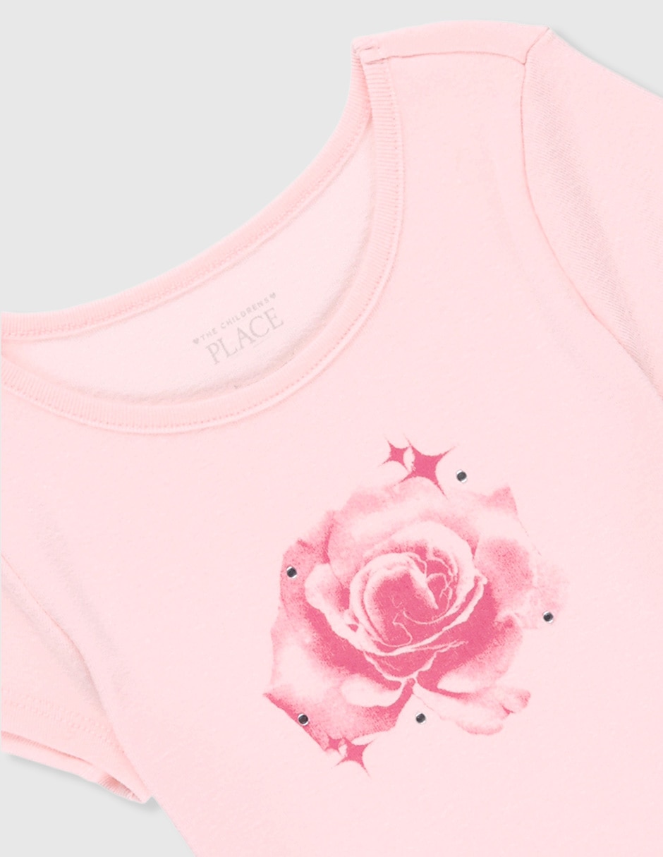 Playera The Children's Place manga corta para niña