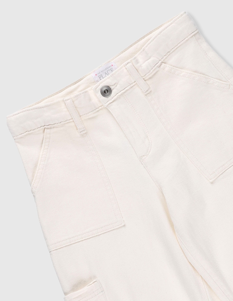 Jeans cargo baggy para niña 3