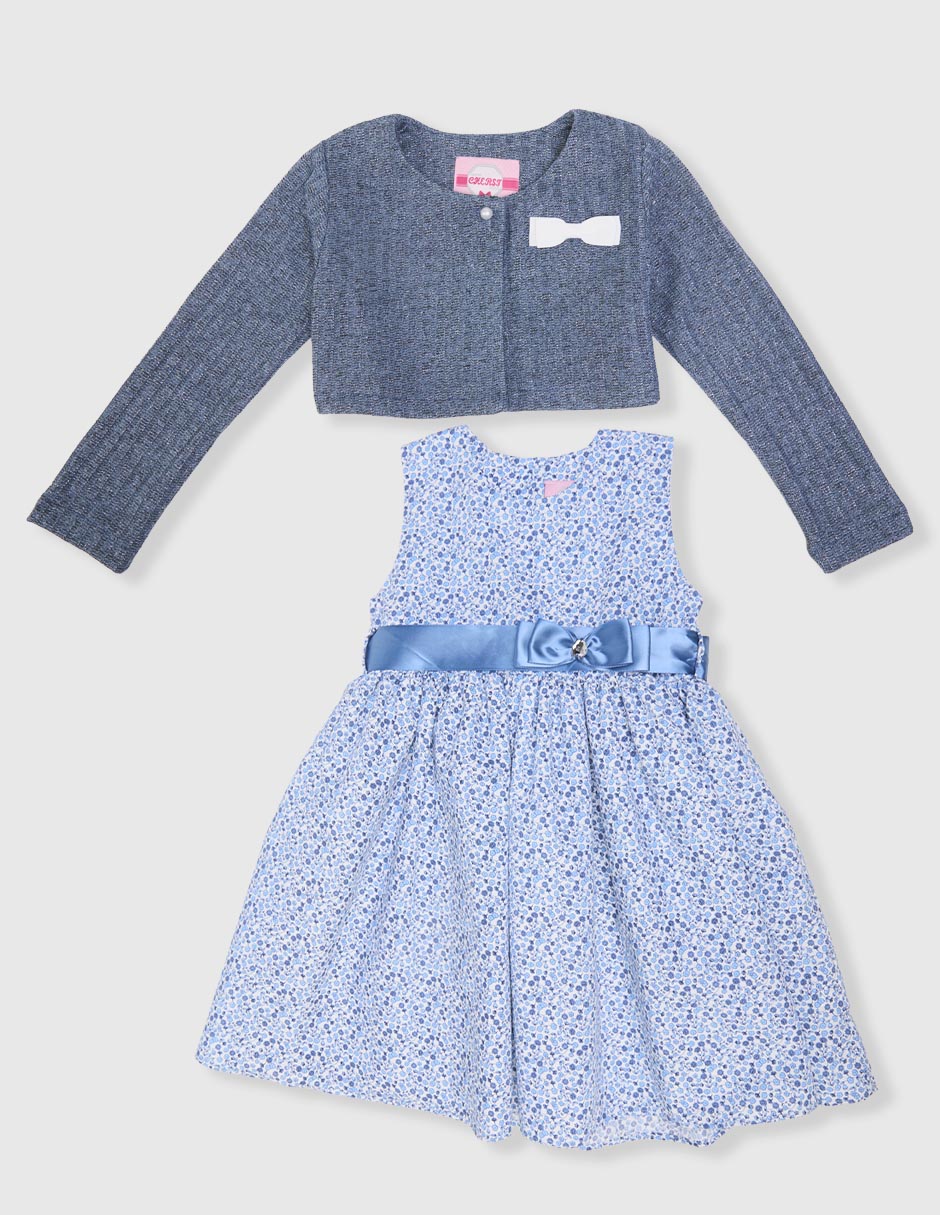 Vestido con suéter para niña Vestido con suéter para niña