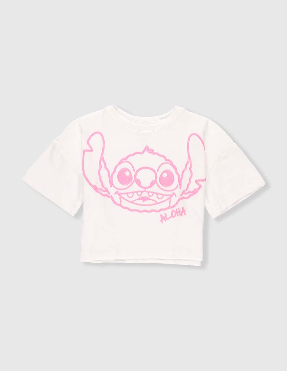 Playera manga corta para niña