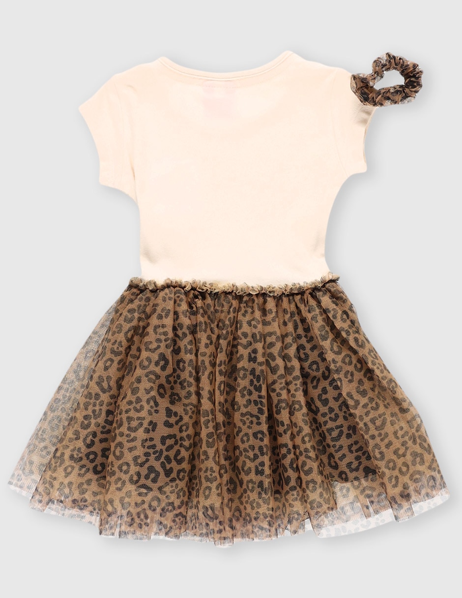 Vestido manga regular para niña 2