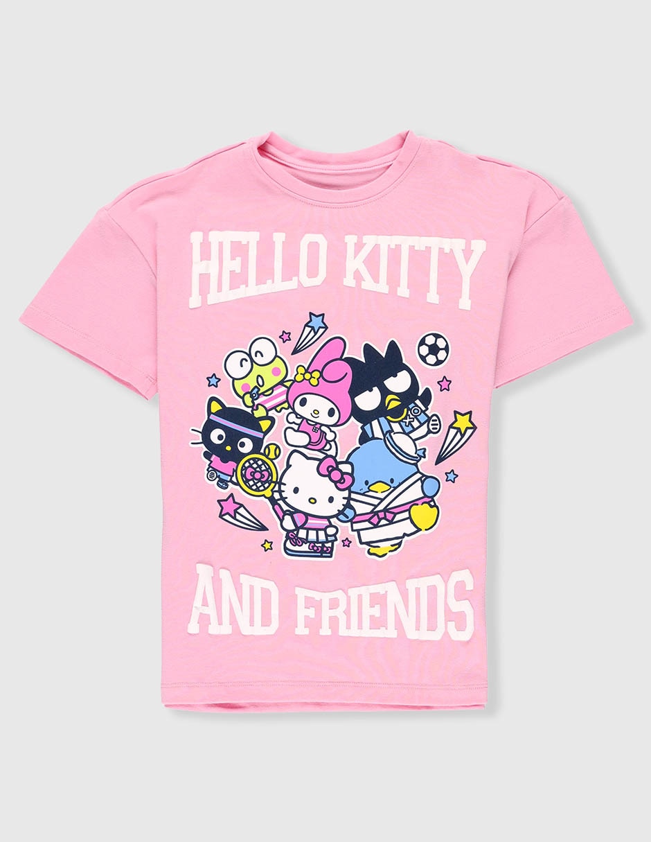 Playera manga corta para niña