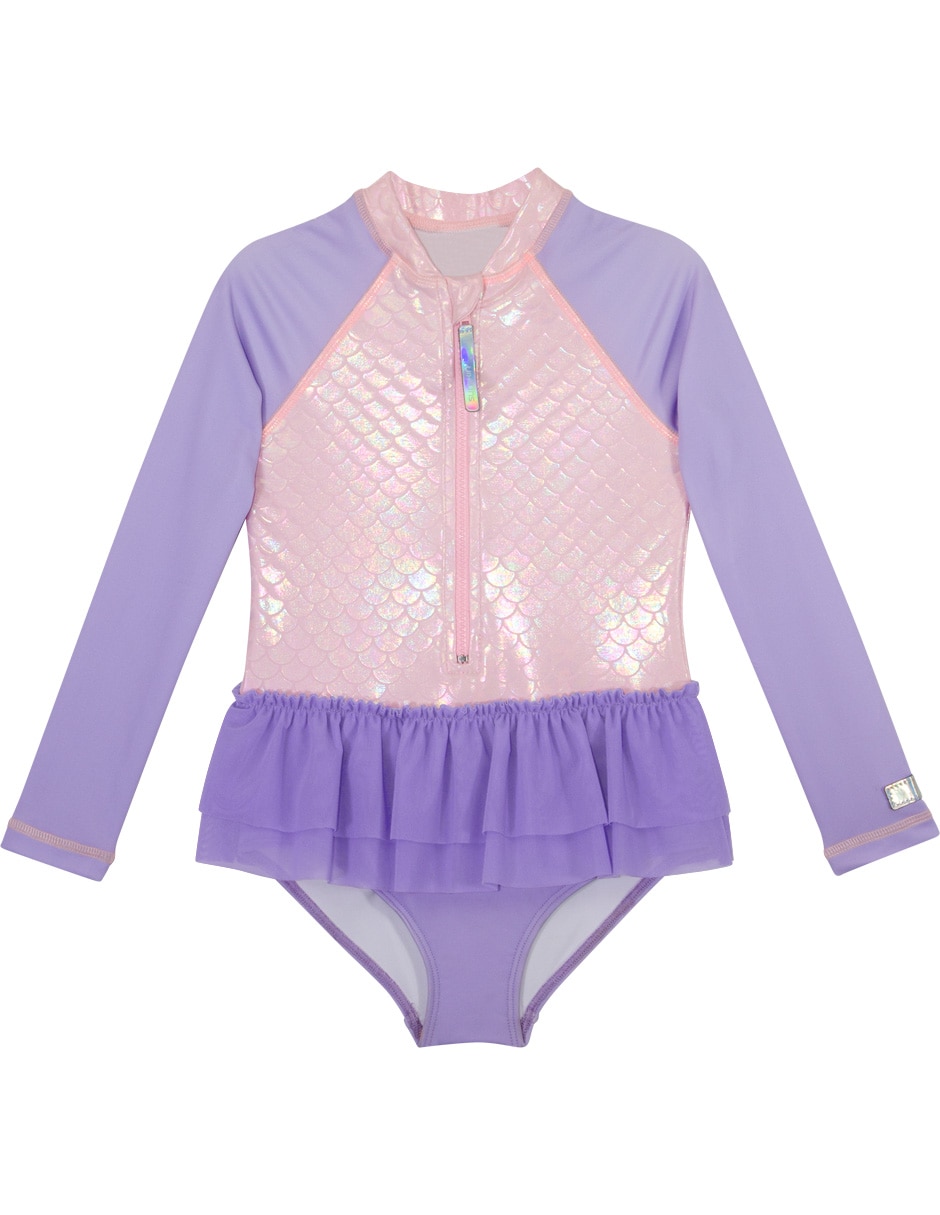 Traje de baño completo para niña Traje de baño completo para niña