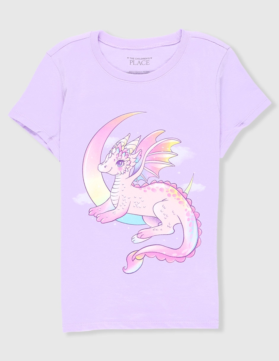 Playera manga corta para niña Playera manga corta para niña