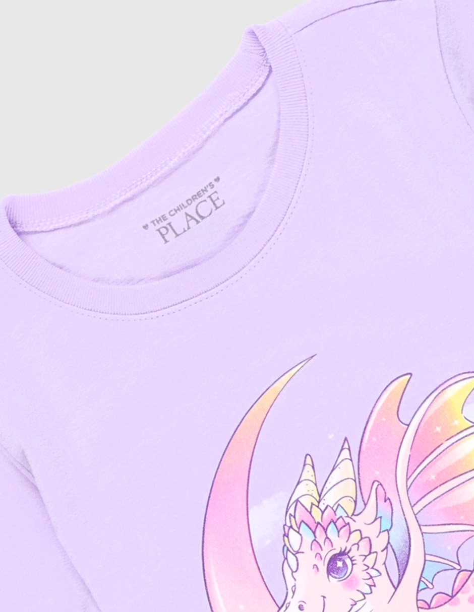 Playera manga corta para niña 4