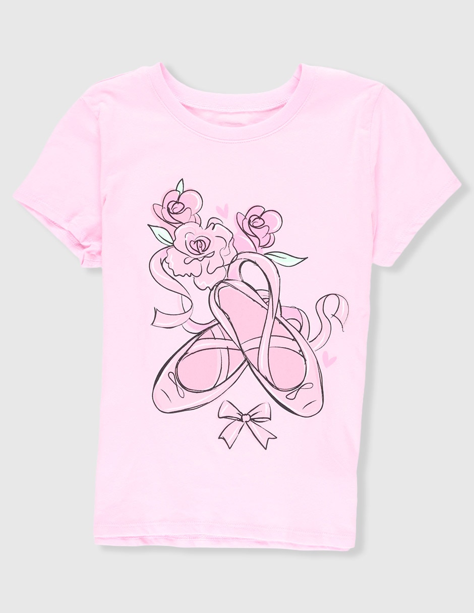 Playera manga corta para niña Playera manga corta para niña