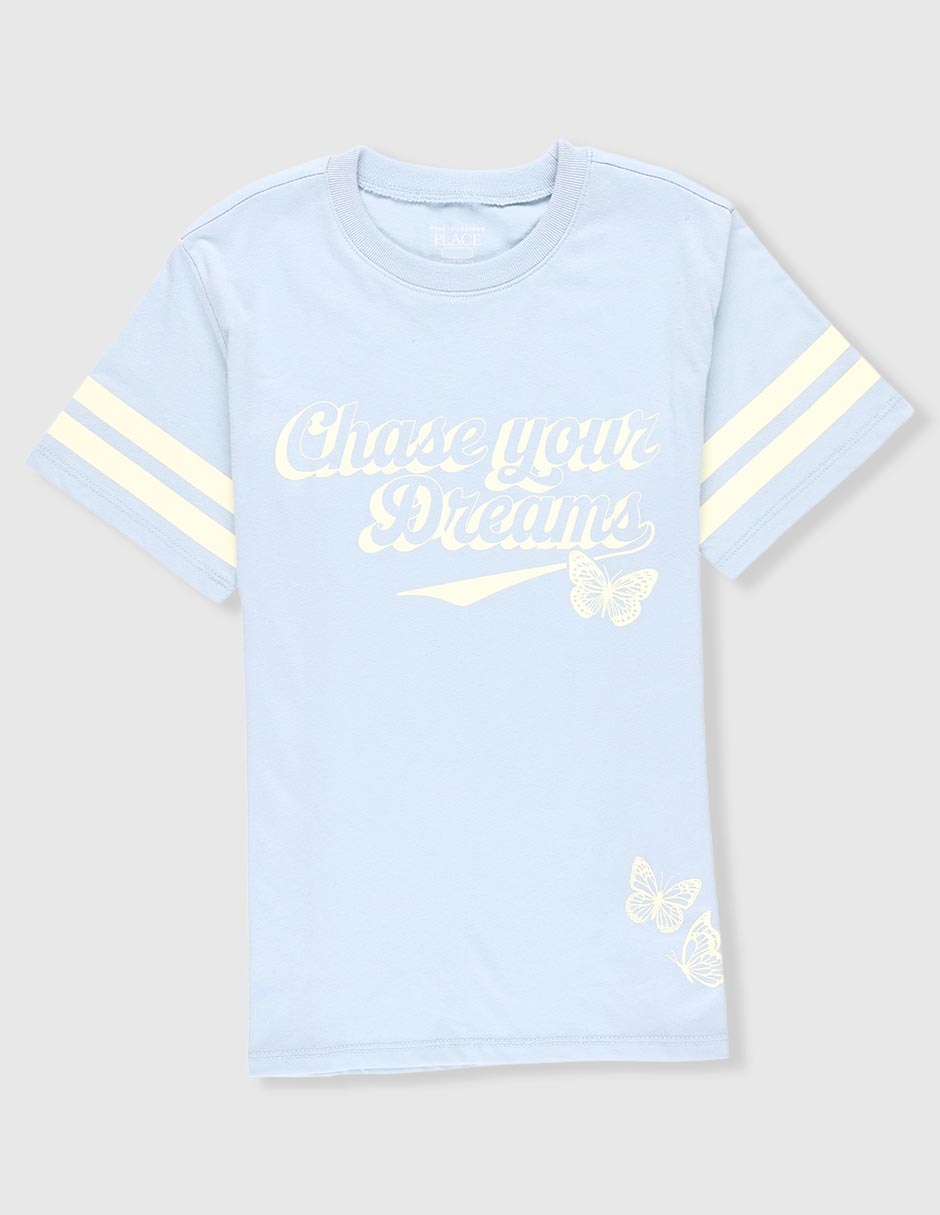 Playera manga corta para niña
