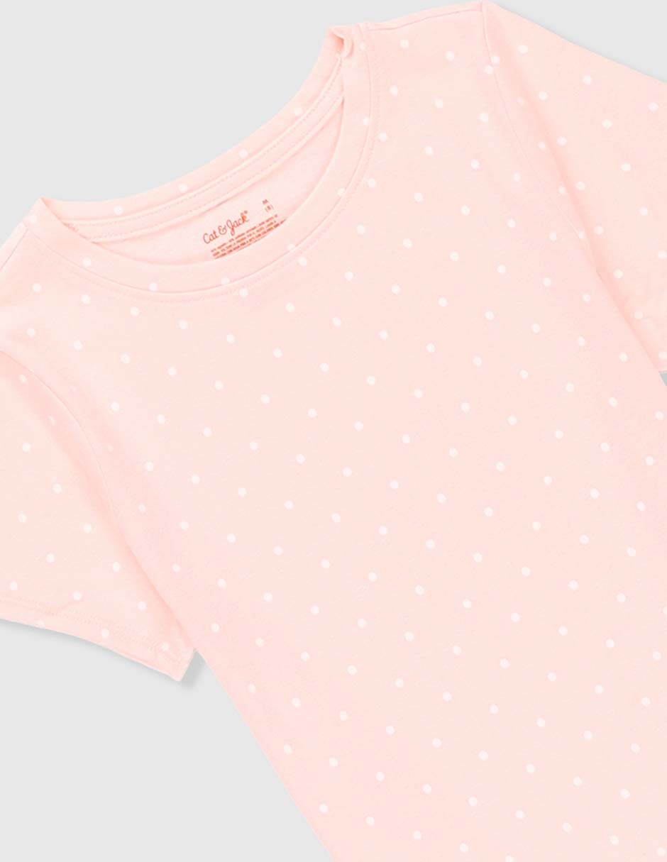 Playera Cat & manga corta para niña 3