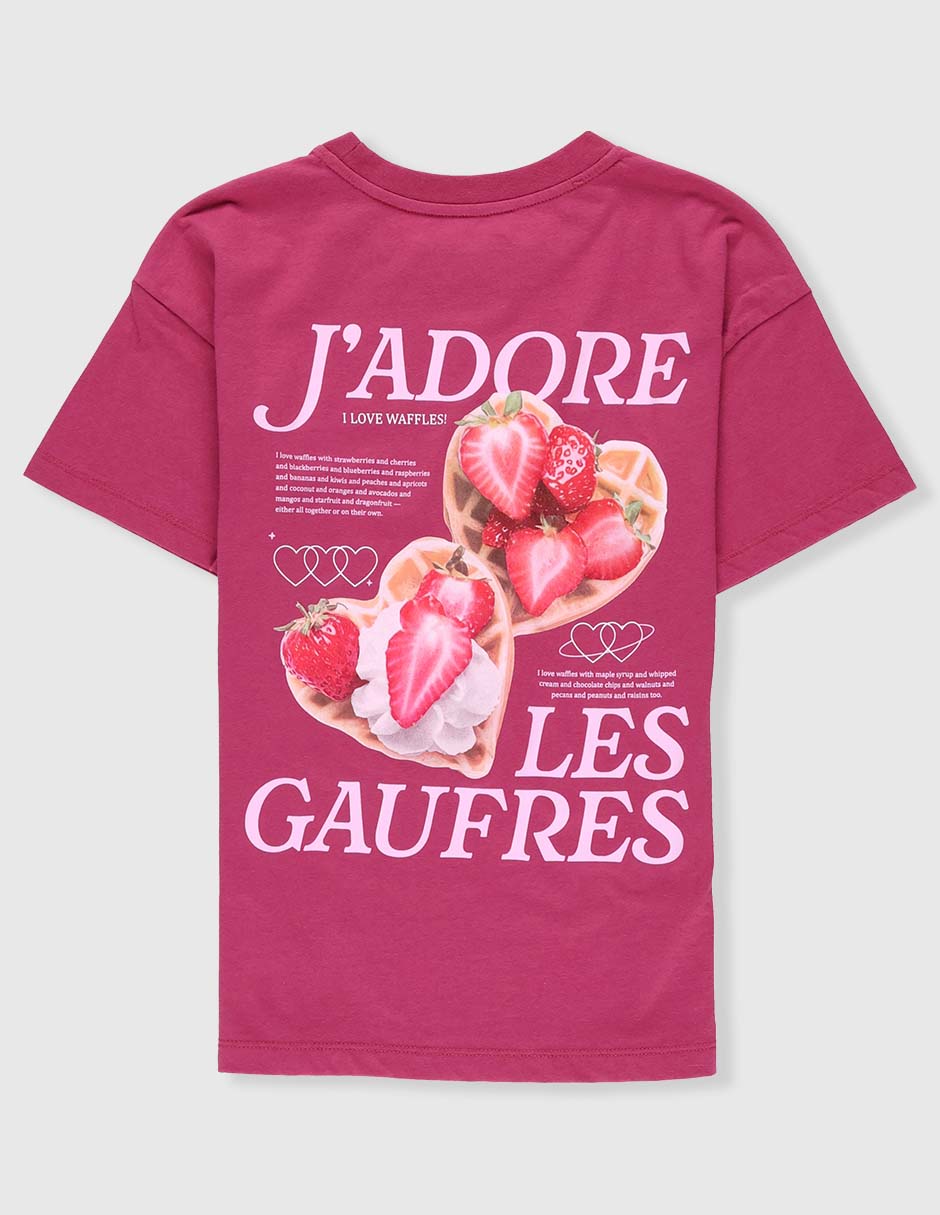 Playera manga corta para niña 2