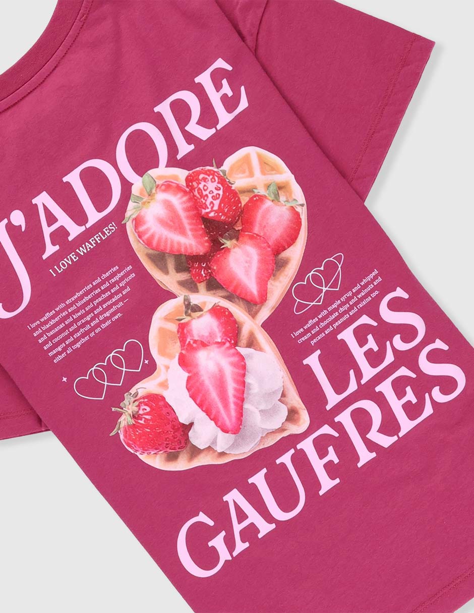 Playera manga corta para niña 4