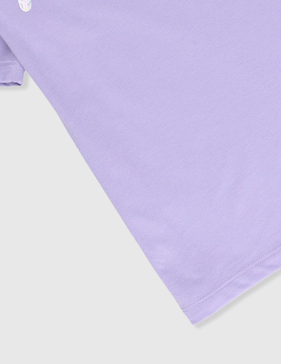 Playera Cat & manga corta para niña 4