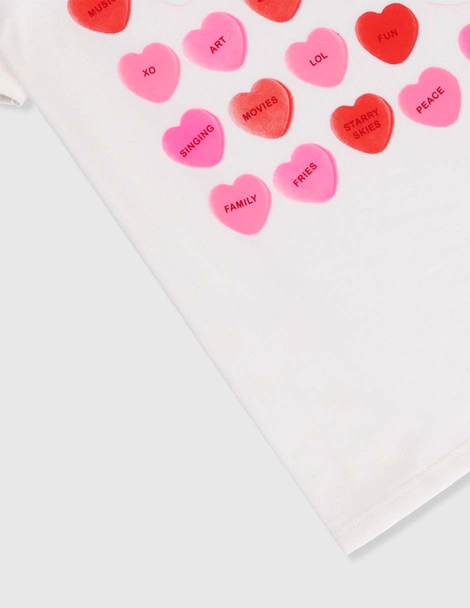 Playera manga corta para niña 4