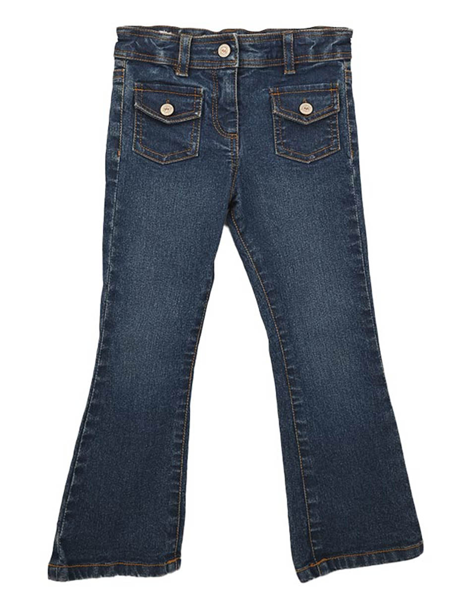 Jeans straight Pop para niña 1