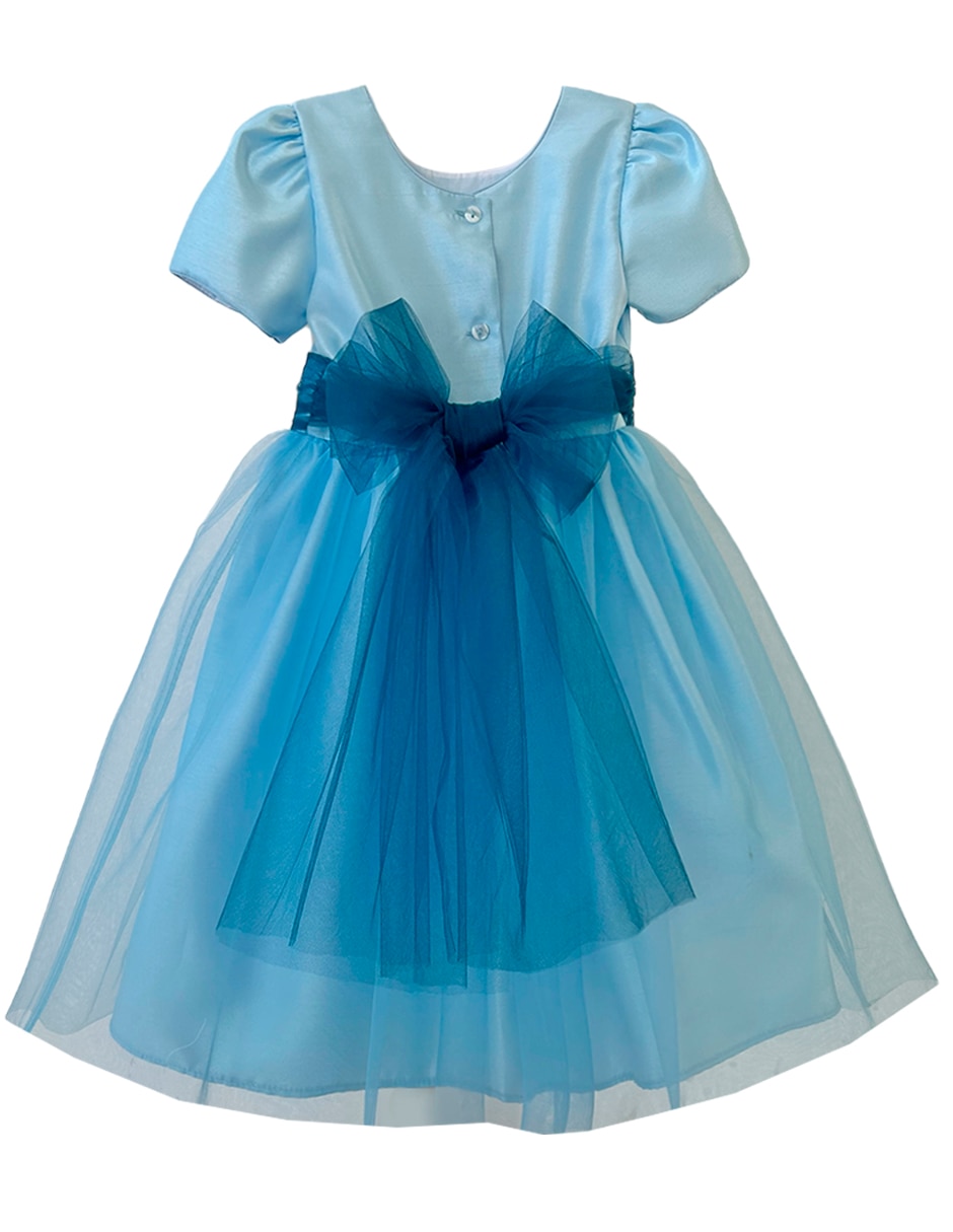 Vestido manga regular para niña 2