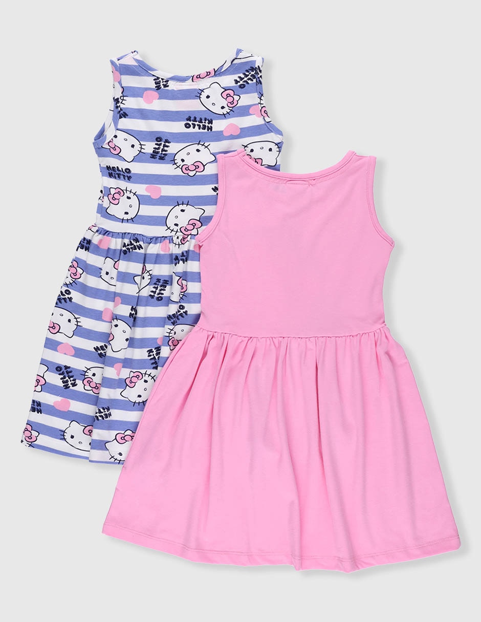Set vestido sin manga para niña 2