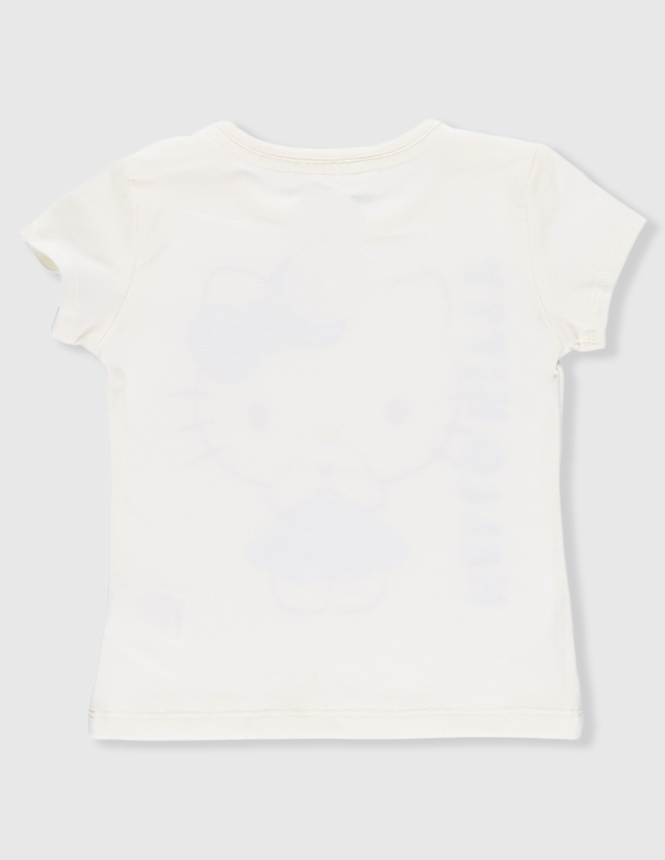 Playera Hello Kitty manga corta para niña 2