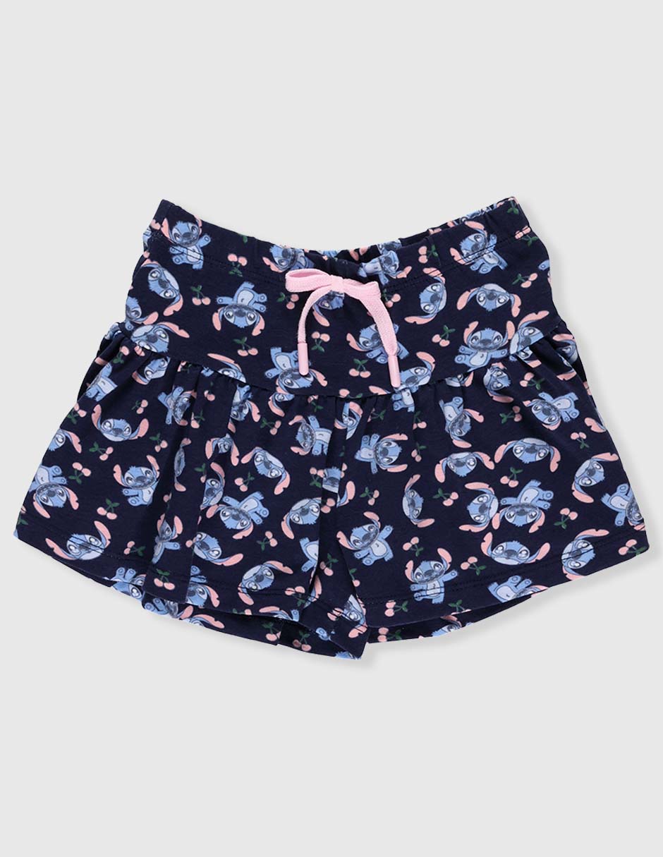 Falda short Stitch para niña