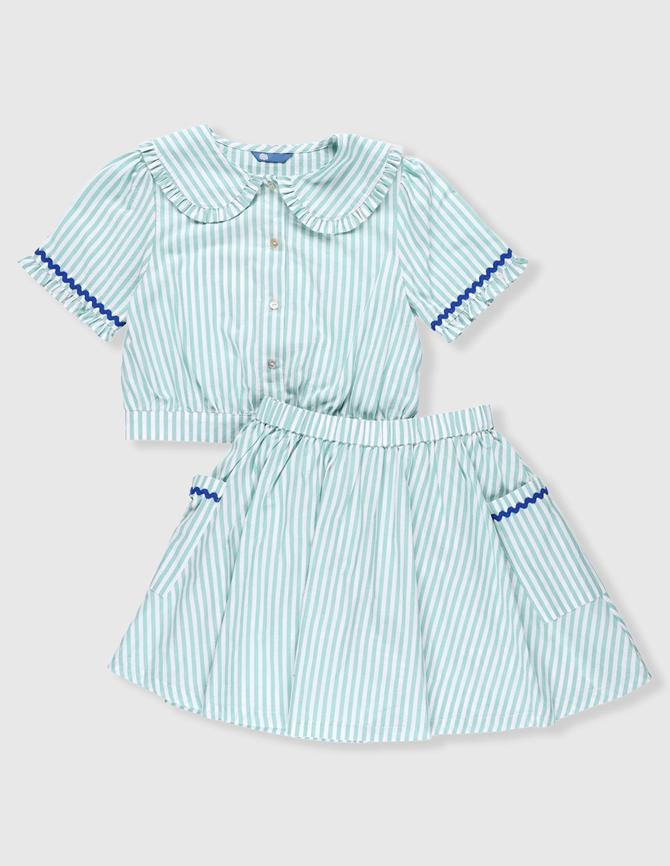 Conjunto de algodón para niña