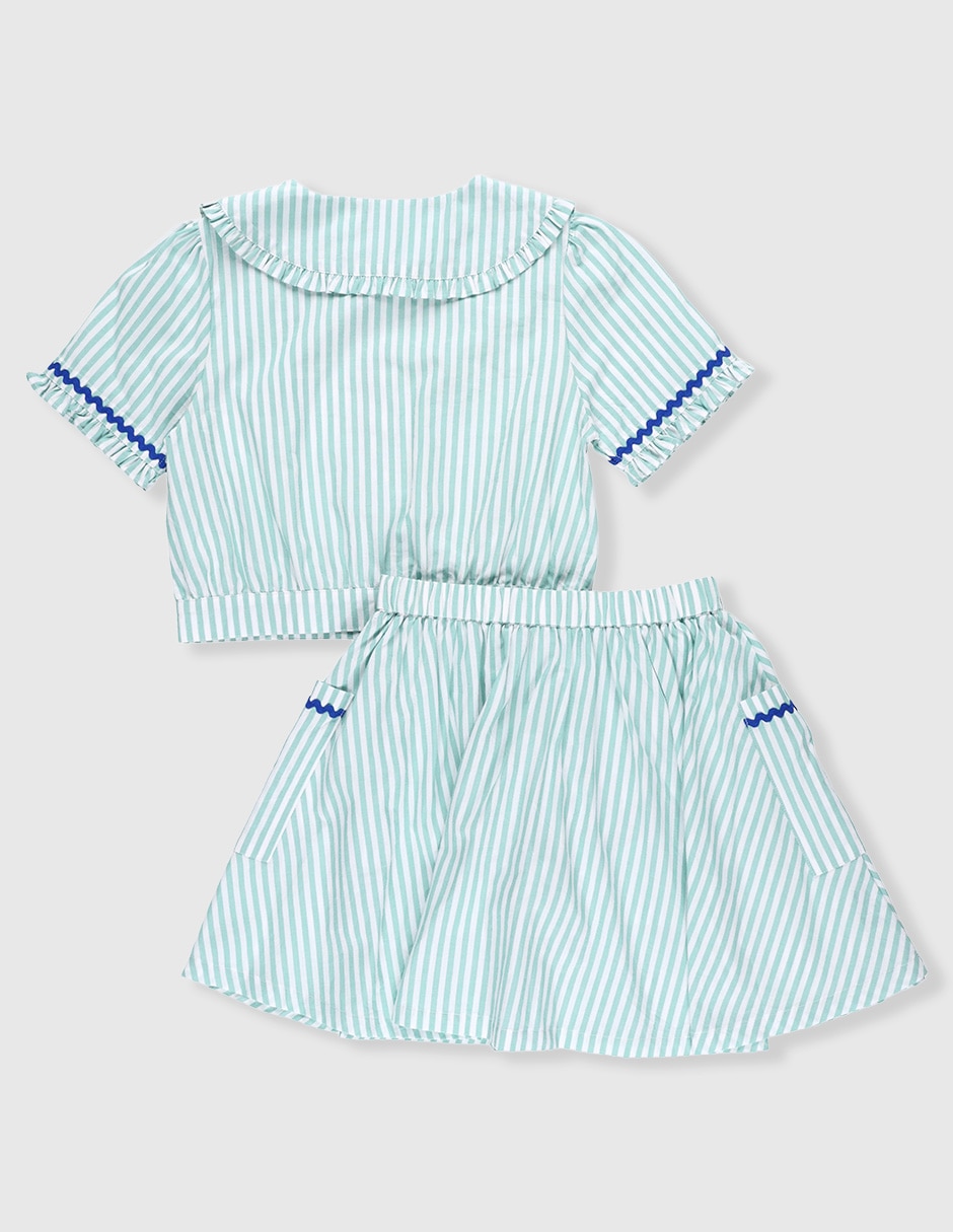 Conjunto de algodón para niña 2
