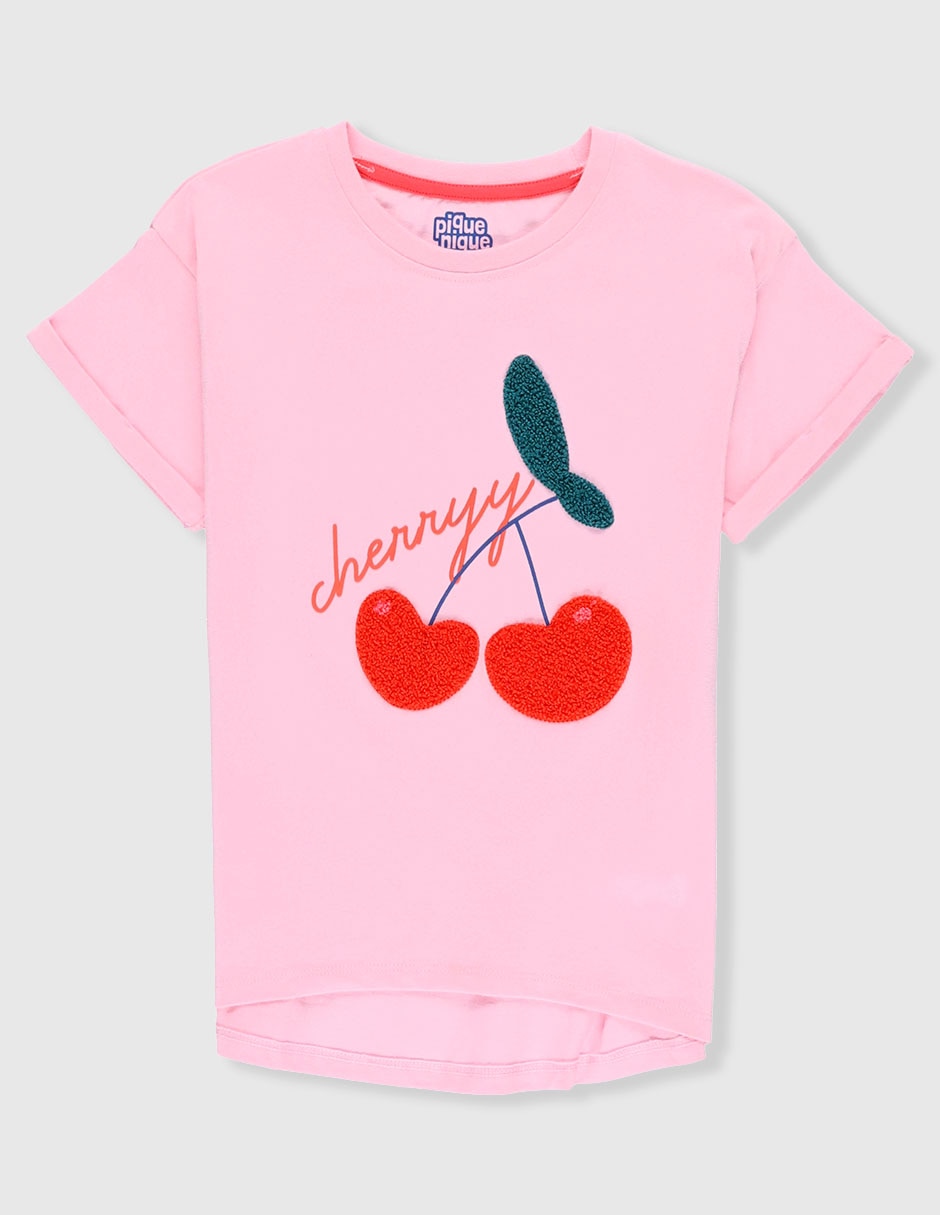 Playera manga corta para niña Playera manga corta para niña