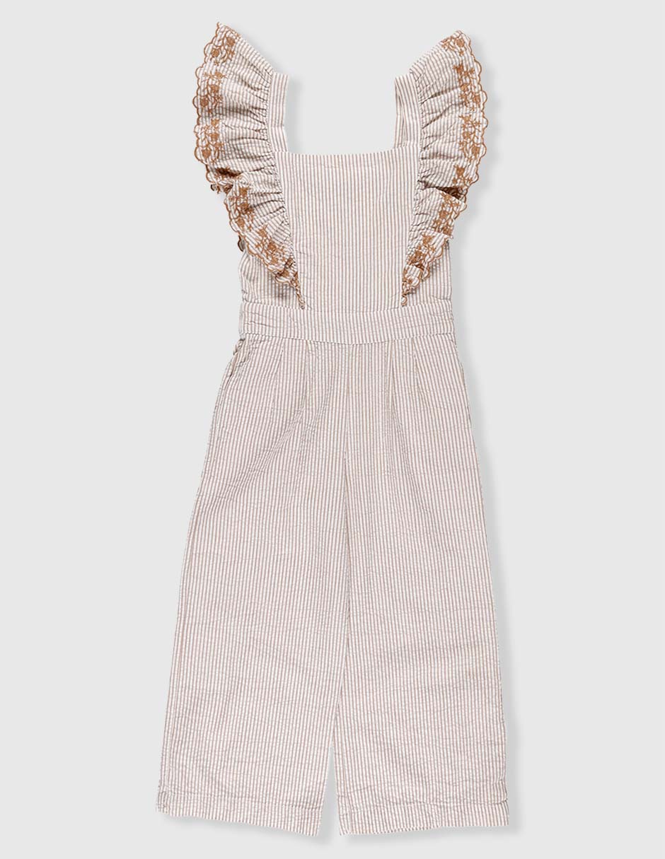 Jumpsuit de algodón para niña