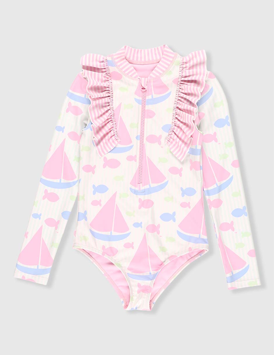 Traje de baño completo para niña Traje de baño completo para niña