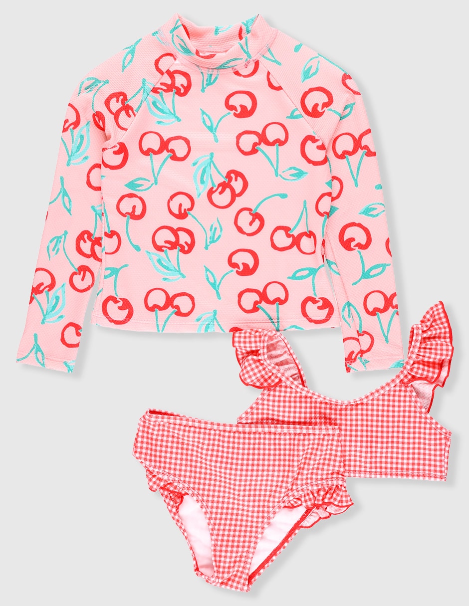 Conjunto traje de baño para niña