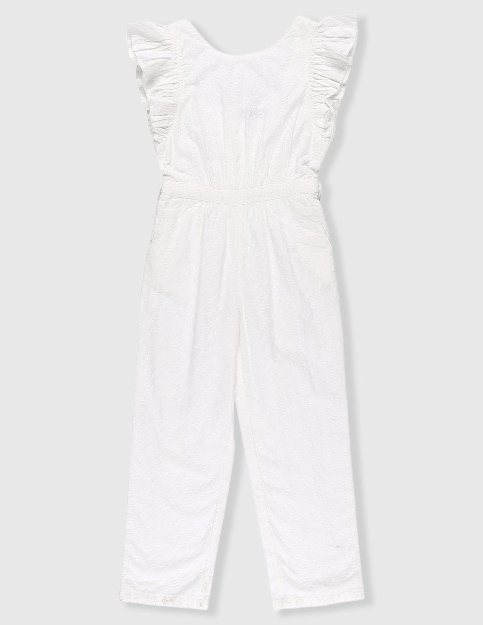 Jumpsuit de algodón para niña