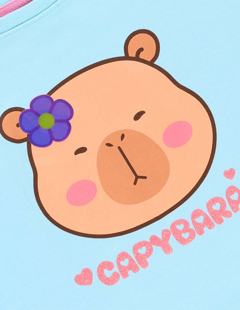 Playera manga corta para niña 6