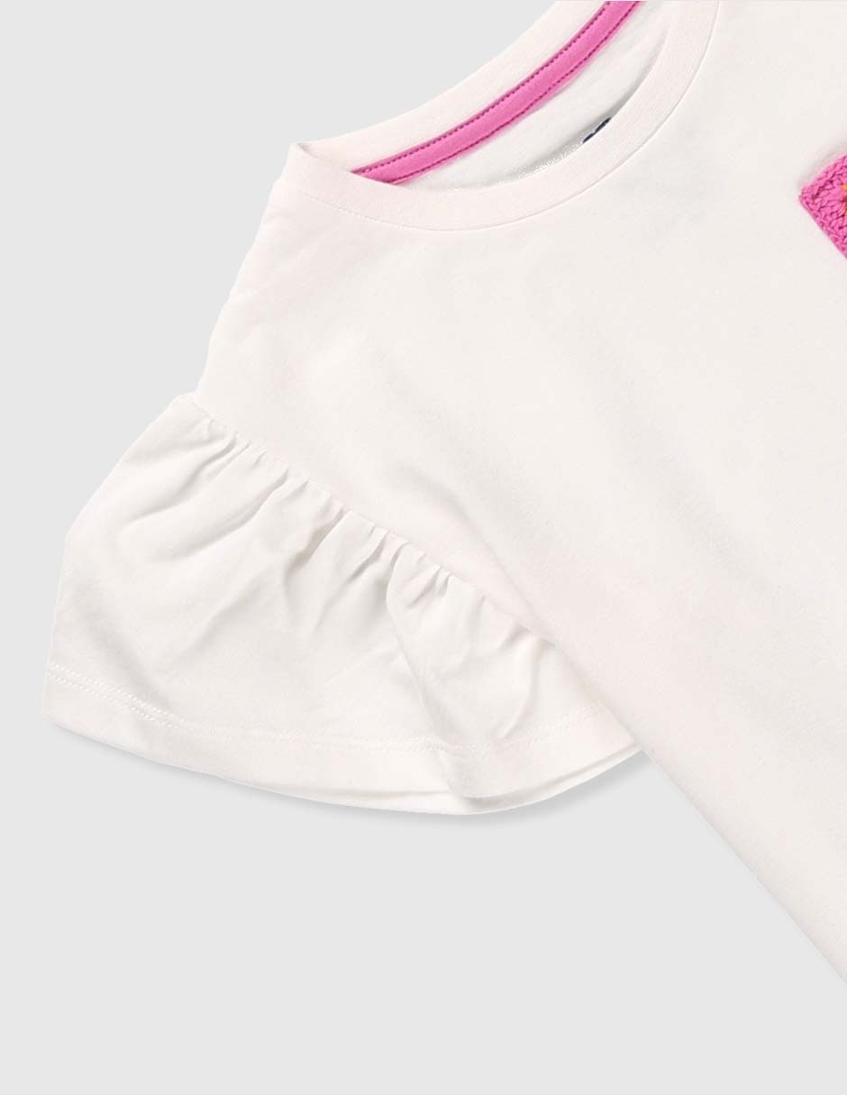 Playera manga corta para niña 4