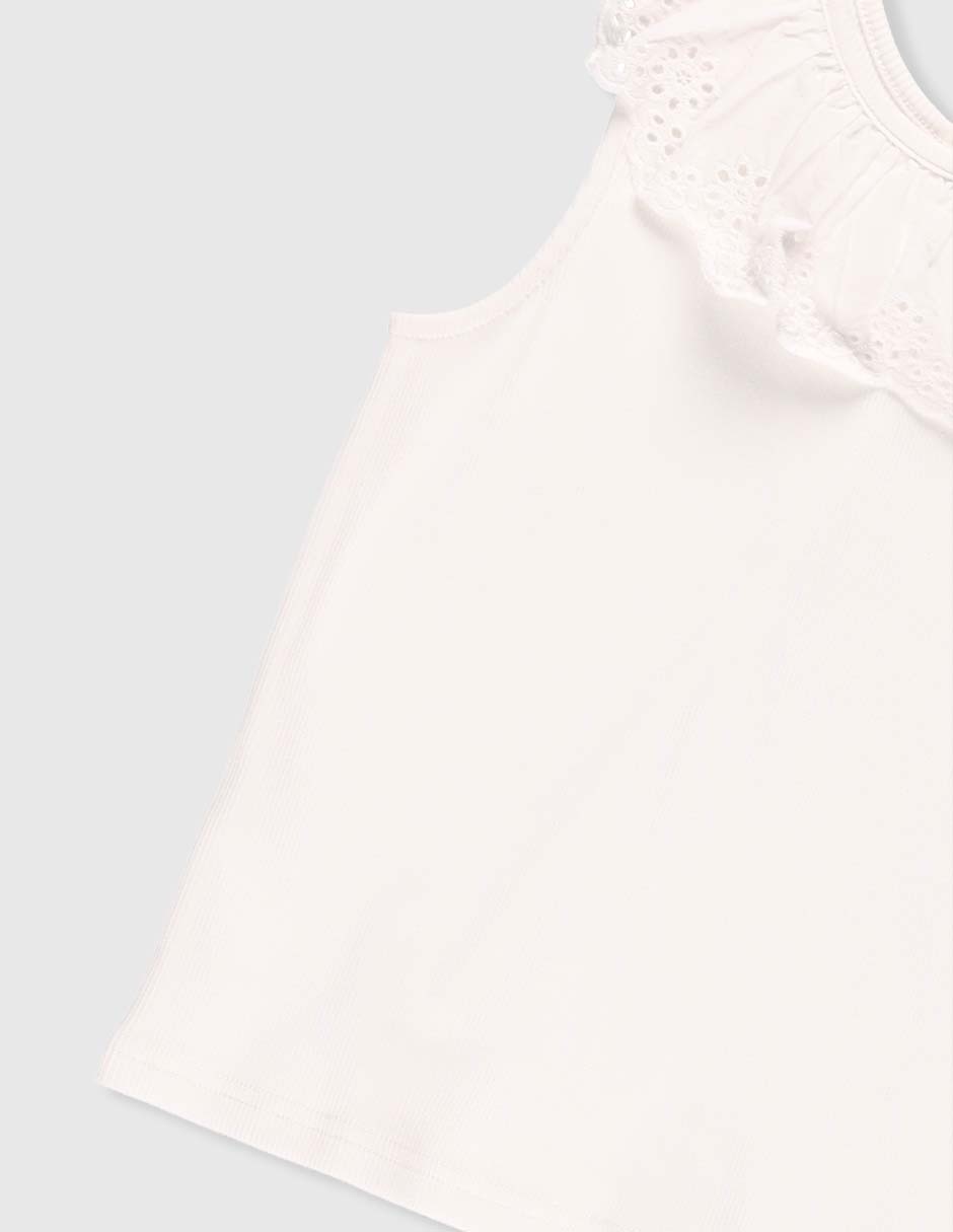 BLUSA PIQUENIQUE PNG2603-P0, 6, BLANCO