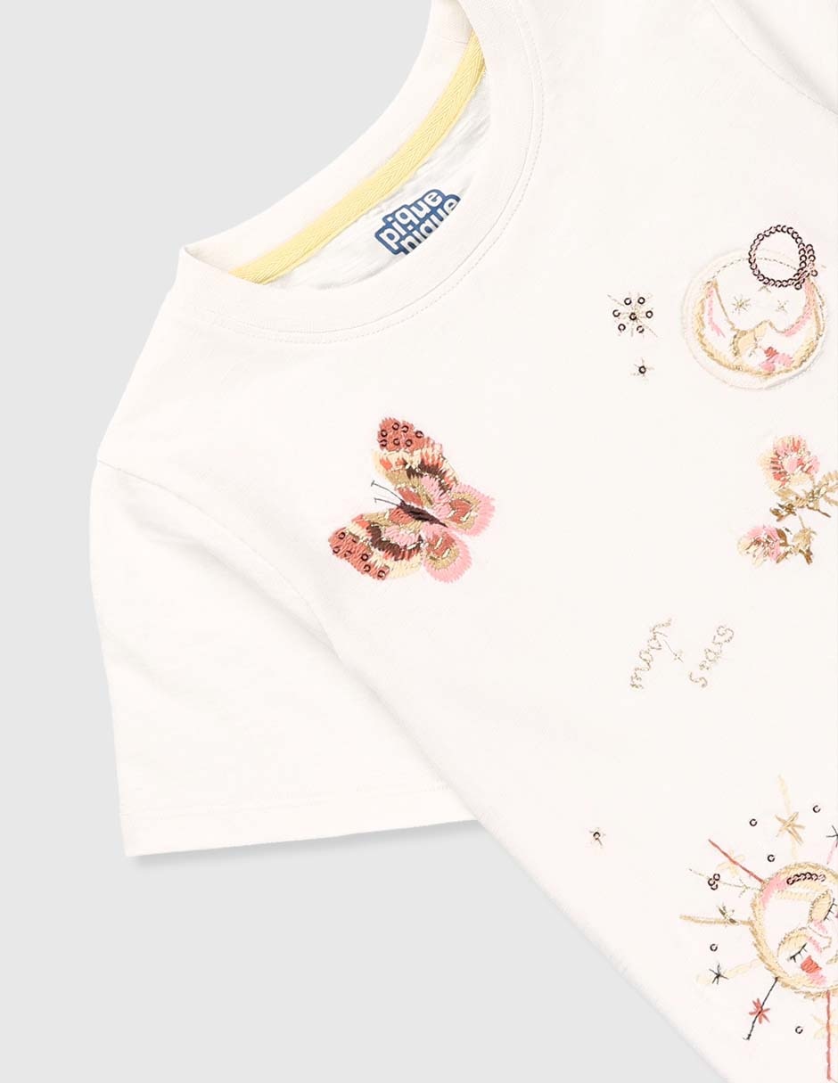Playera manga corta para niña 3