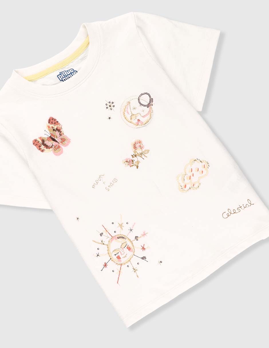 Playera manga corta para niña 4