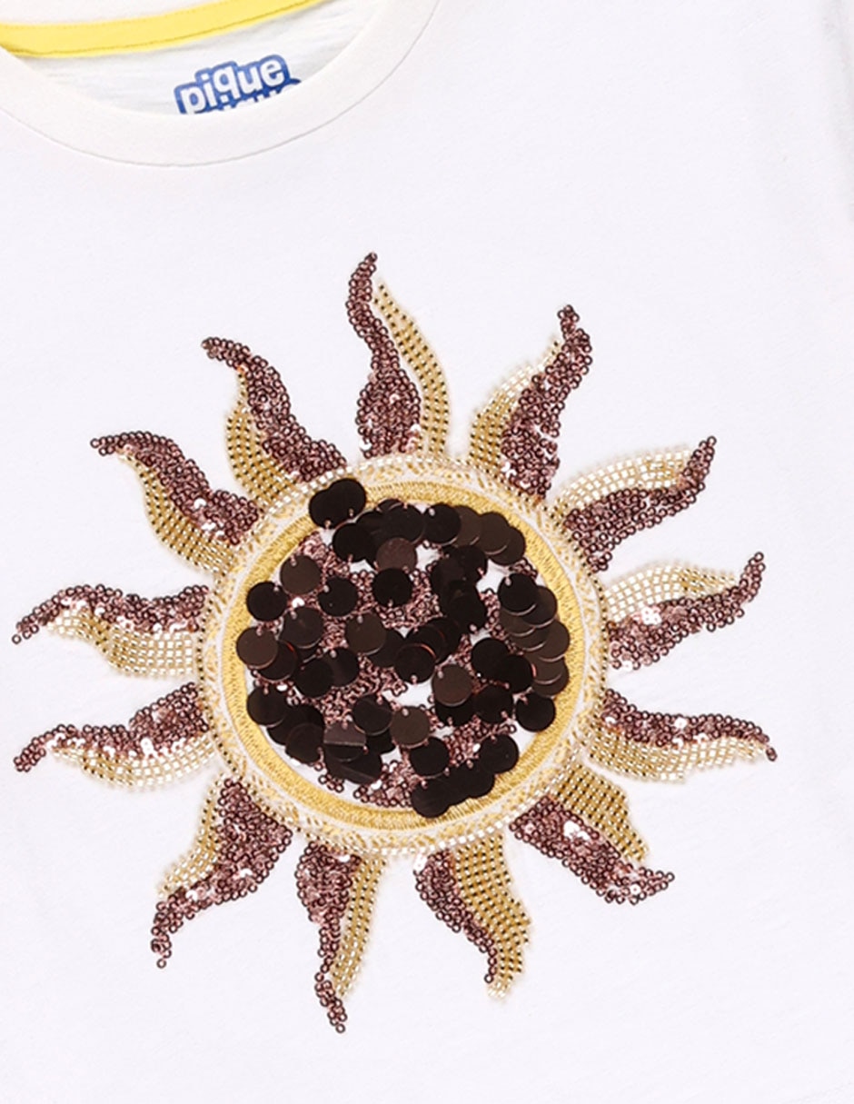 Playera manga corta para niña 7