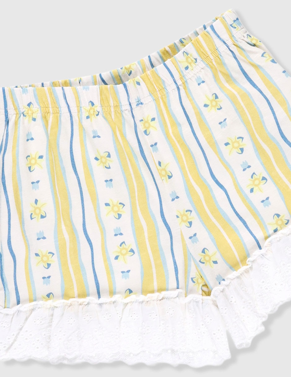 Conjunto casual de algodón para niña 4