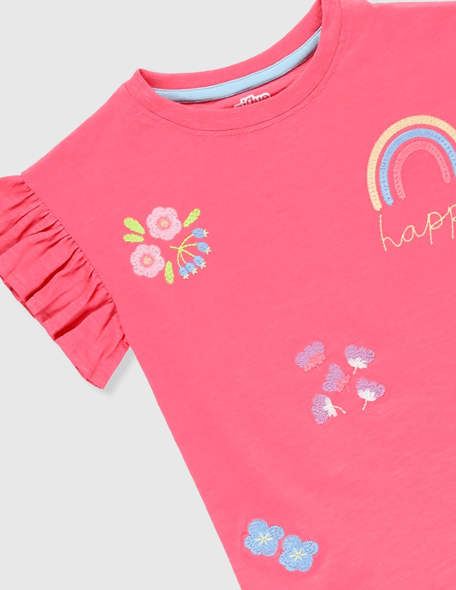 Playera manga corta para niña 3