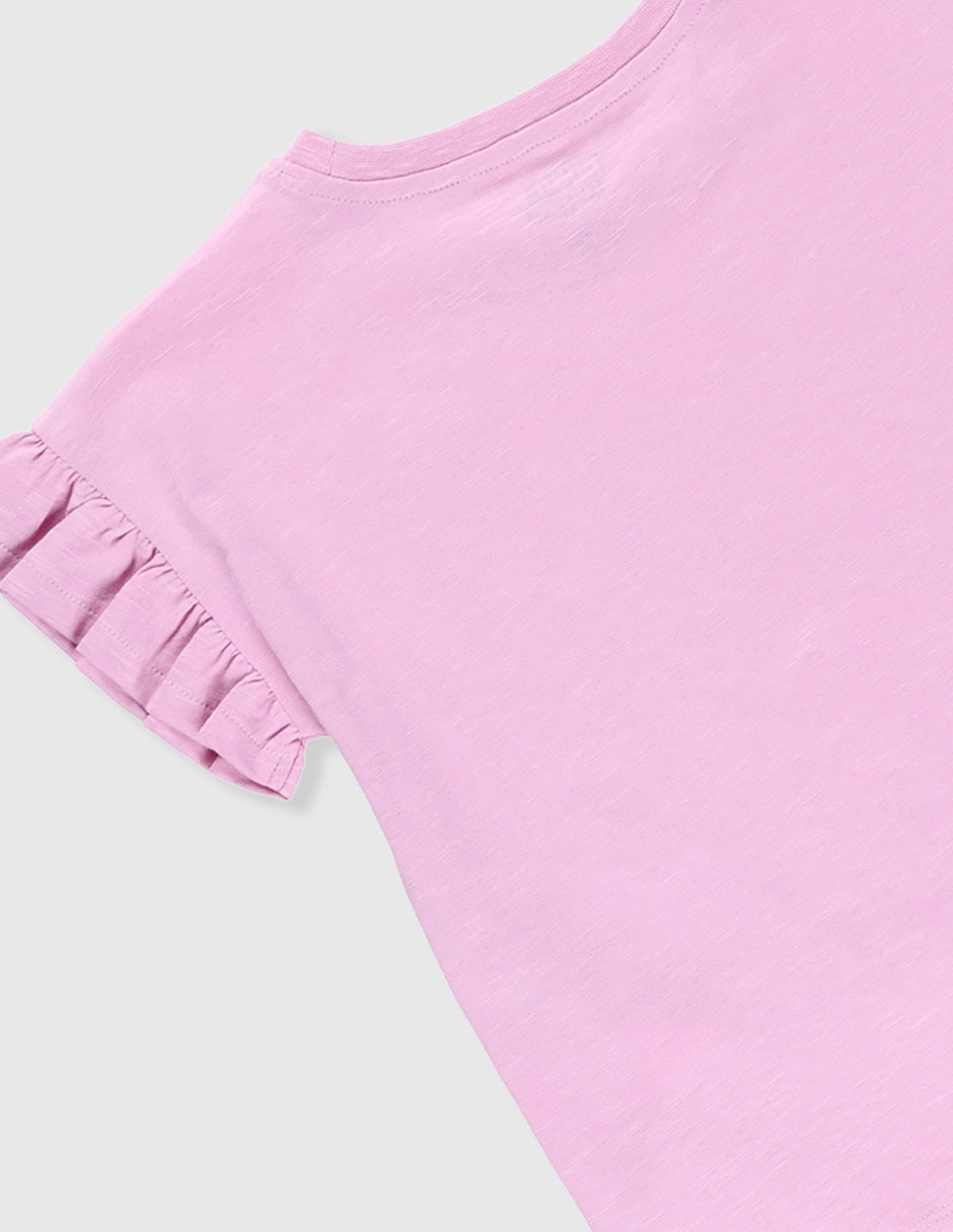 Playera manga corta para niña 4