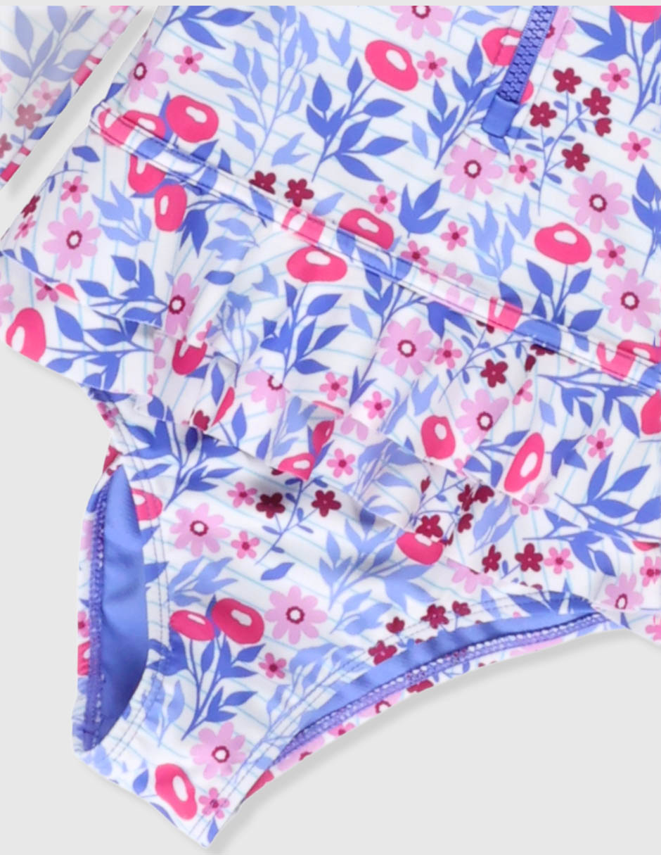 Traje de baño completo para niña 4