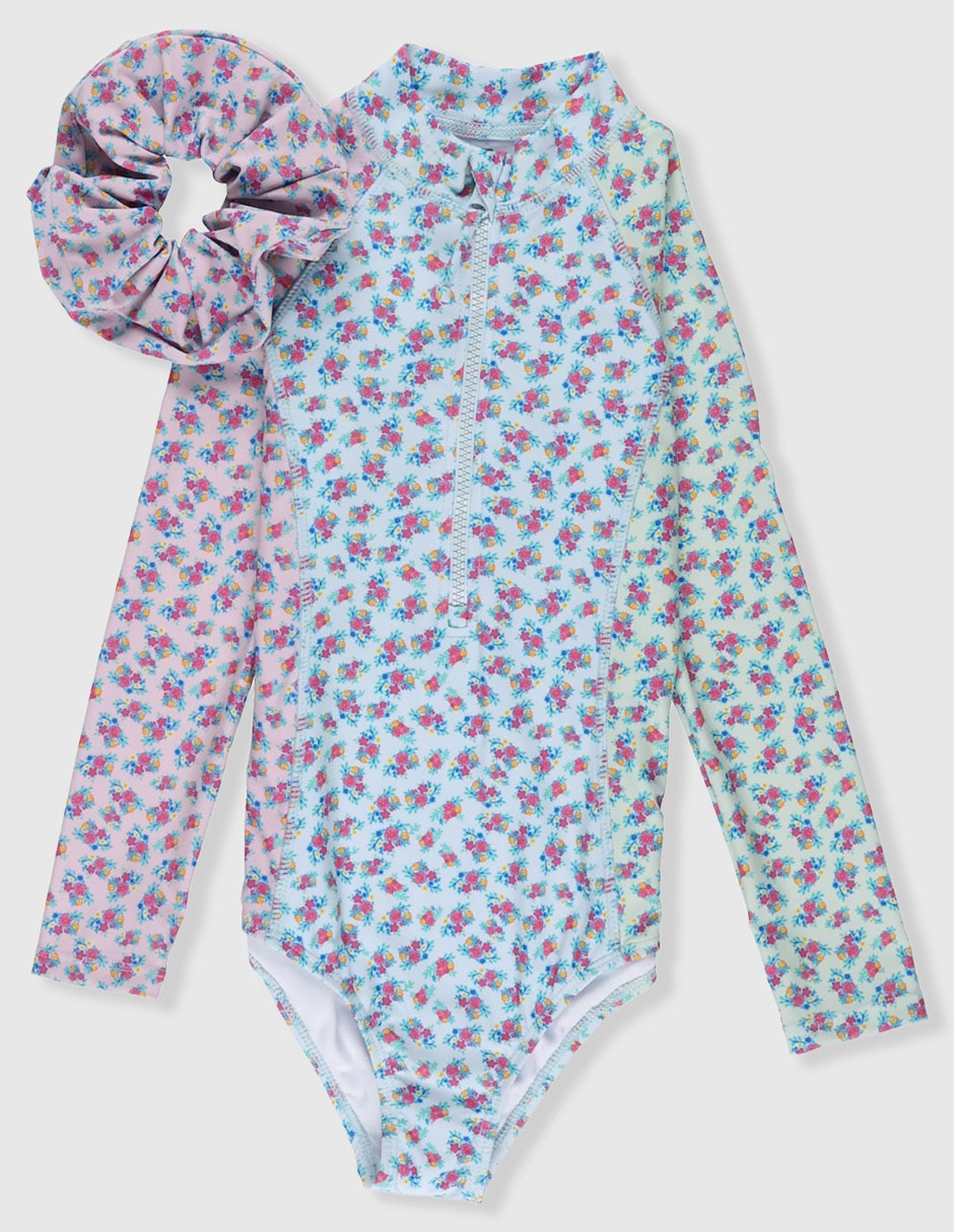 Traje de baño completo para niña Traje de baño completo para niña