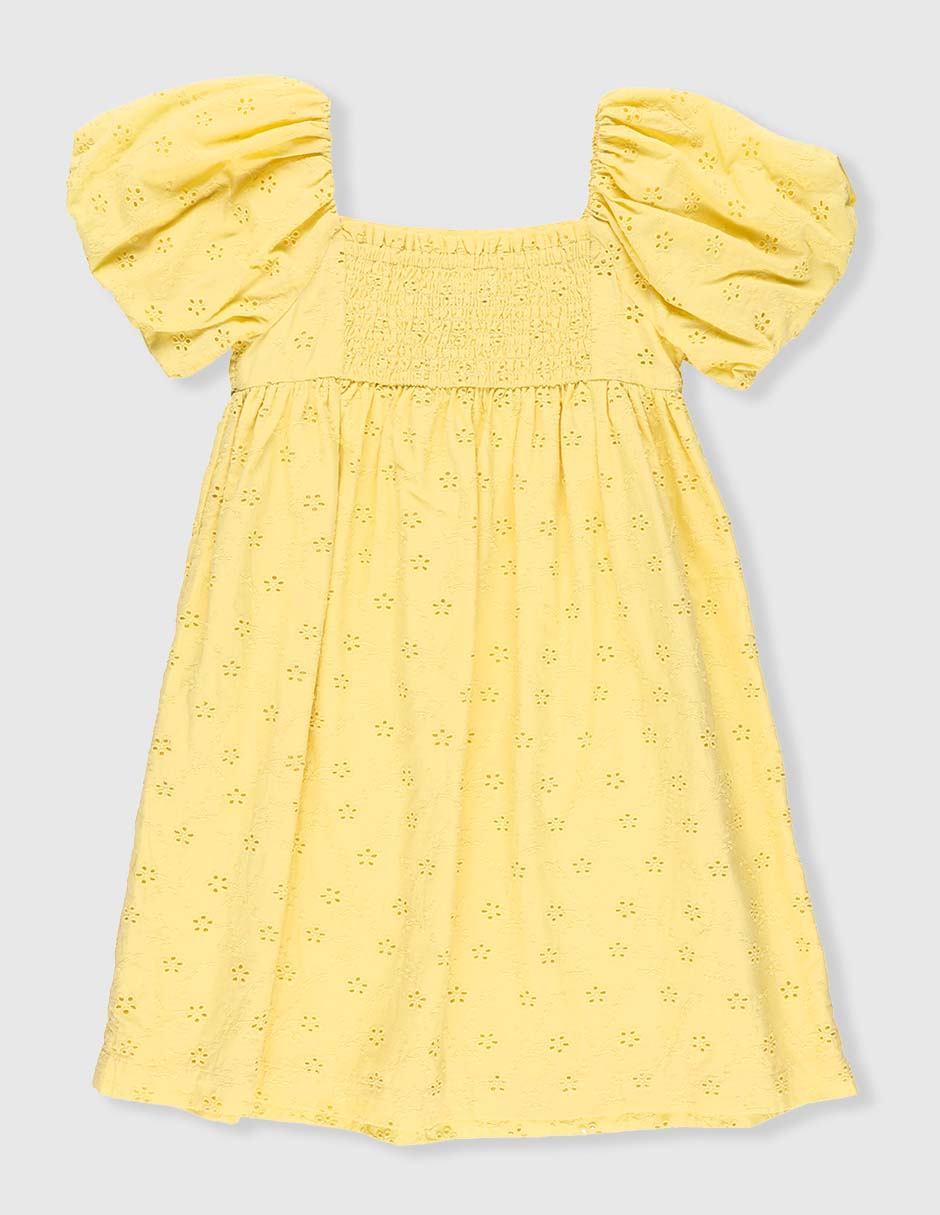 Vestido manga globo para niña 2