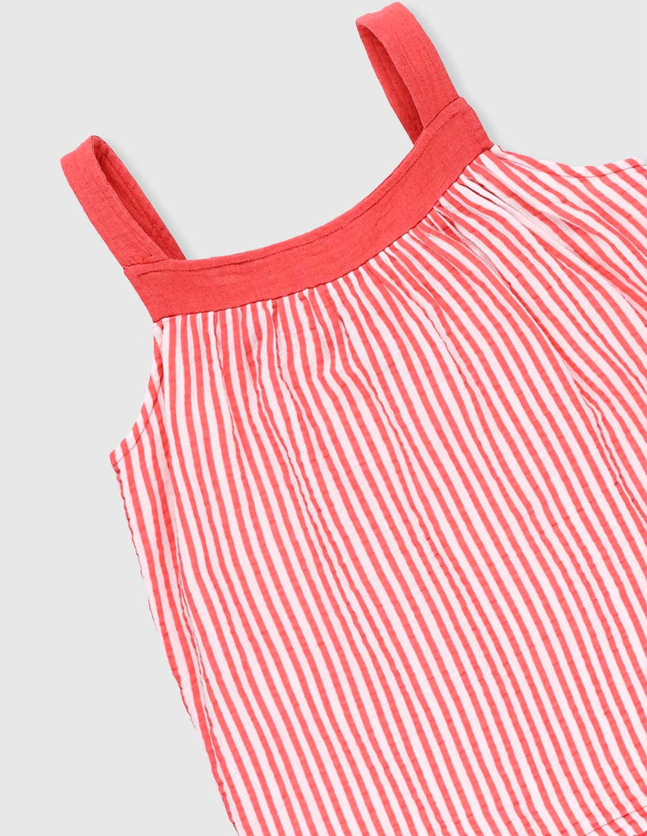 Set traje de baño short para niña 3