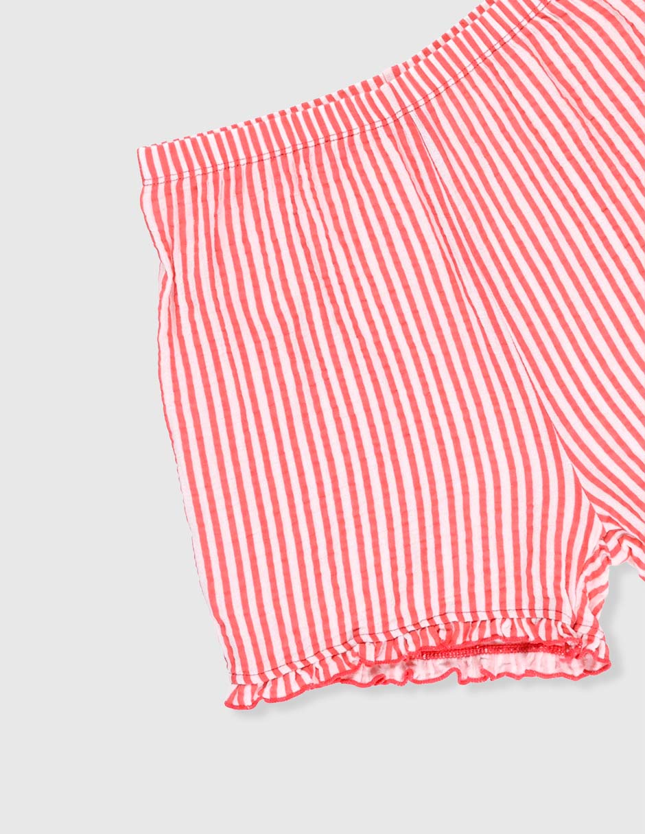 Set traje de baño short para niña 4