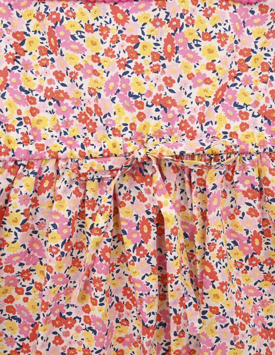 Vestido Bouquet manga regular para niña 3