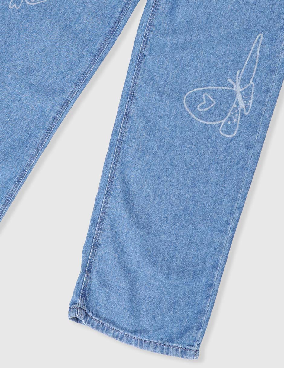 Jeans straight para niña 3