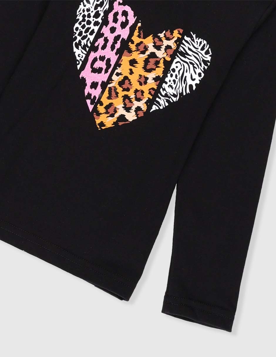 Playera manga larga para niña 4