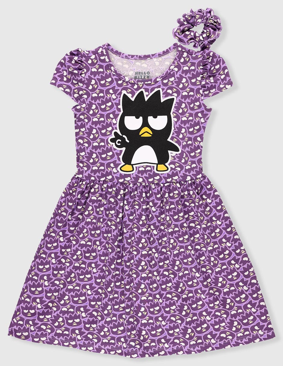 Vestido Badtz Maru manga cap para niña Vestido Badtz Maru manga cap para niña