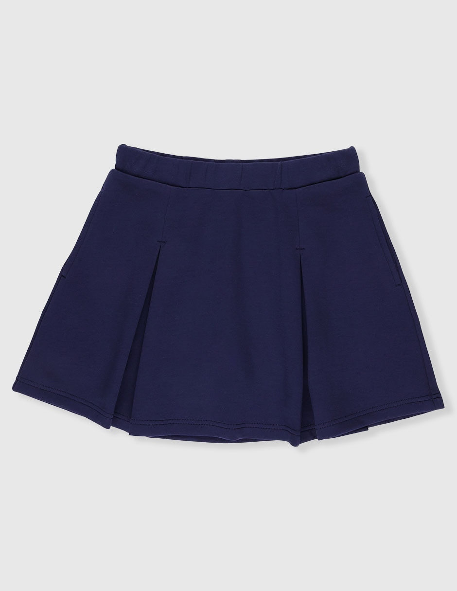 Falda short de algodón para niña Falda short de algodón para niña