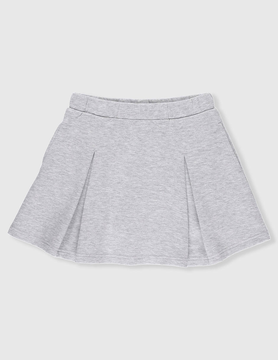 Falda short de algodón para niña
