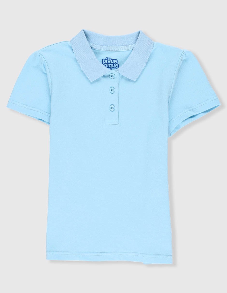 Playera tipo polo de algodón para niño Playera tipo polo de algodón para niño