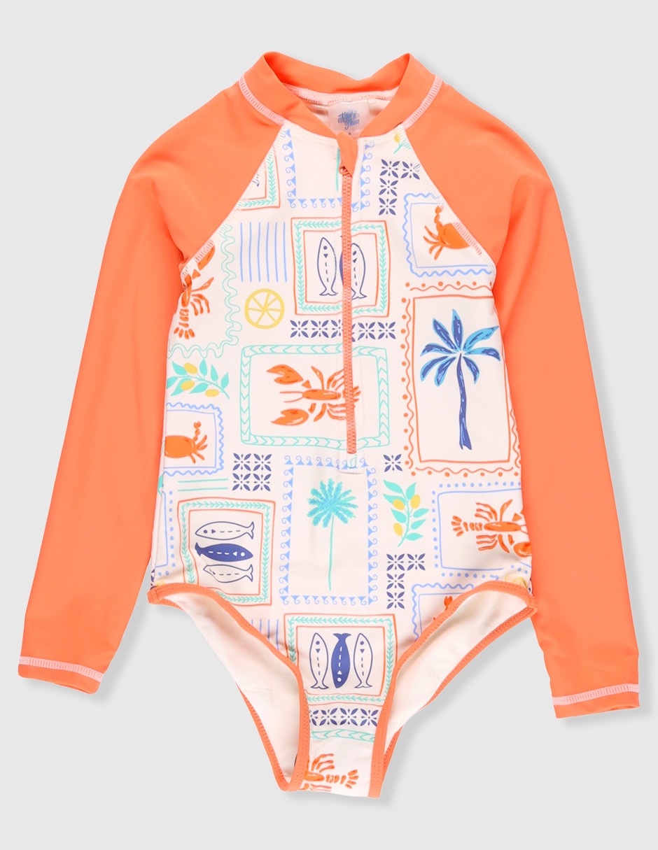 Traje de baño completo para niña